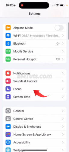 Screenshot of Settings app icon